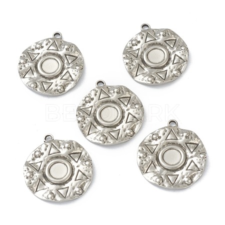Non-Tarnish 304 Stainless Steel Pendants STAS-G244-24P-1