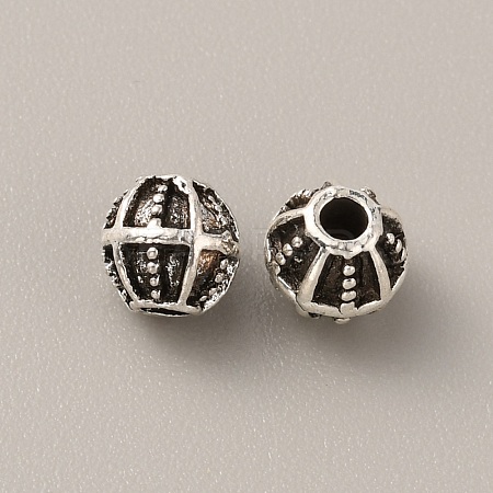 Tibetan Style Alloy Bead FIND-WH0034-46AS-01-1