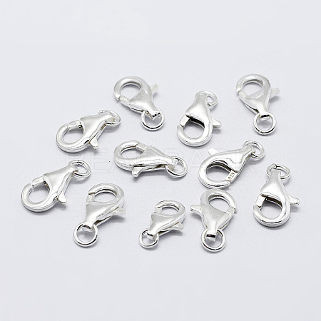 925 Sterling Silver Lobster Claw Clasps STER-K167-074C-P-1