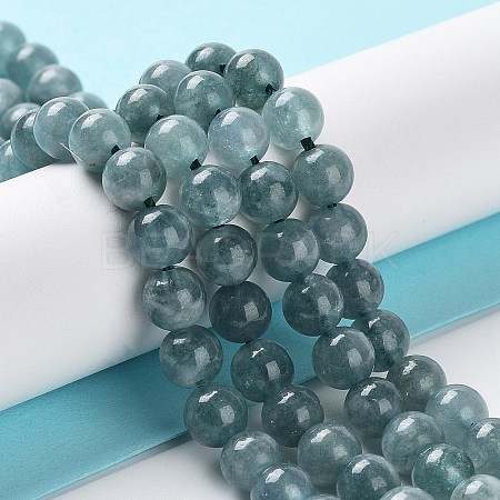 Dyed Natural Malaysia Jade Beads Strands G-G021-01A-01-1
