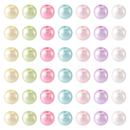 300Pcs Opaque Acrylic Imitation Pearl Beads OACR-TA0004-95A-1