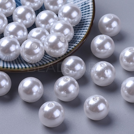 Imitated Pearl Acrylic Beads PACR-14D-1-1-1