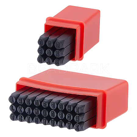 2 Boxs 2 Styles Carbon Steel Stamps DIY-UN0007-59-1