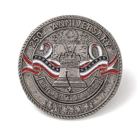 Alloy USA 250th Anniversary Commemorative Lapel Pin Backs LS-JEWB-B046-01D-B-1