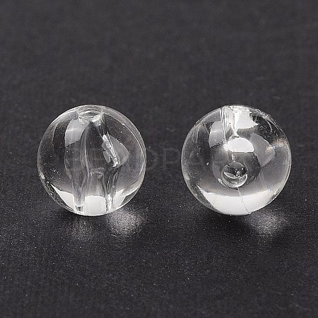 Transparent acrylic beads PL526_8MM-1