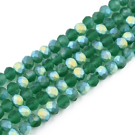 Transparent Glass Beads Strands EGLA-A044-T3mm-MB18-1