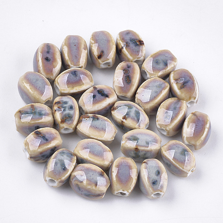Handmade Porcelain Beads PORC-S498-07F-1