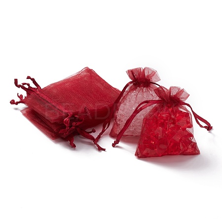 Organza Gift Bags with Drawstring X-OP-R016-7x9cm-03-1