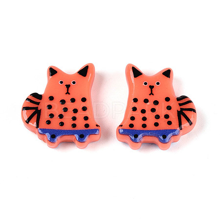 Printed Opaque Resin Beads RESI-N043-12C-1