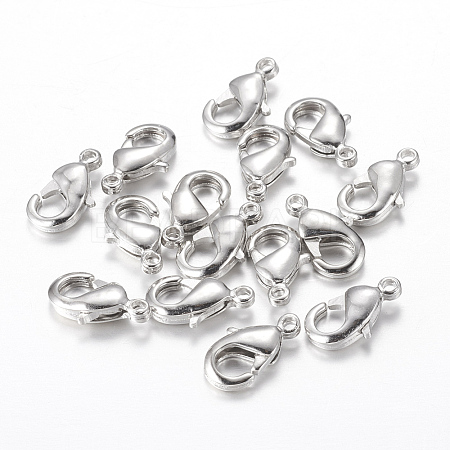 Brass Lobster Claw Clasps LS-KK-904-N-NF-1