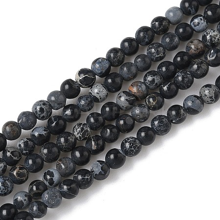 Dyed Natural Regalite/Imperial Jasper/Sea Sediment Jasper Beads Strands G-B124-C05-05-1