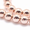 Electroplate Non-magnetic Synthetic Hematite Beads Strands G-L485-01A-LRG-2