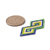 Handmade Loom Pattern MIYUKI Seed Beads PALLOY-MZ00085-3