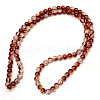 Baking Paint Crackle Glass Bead Strands CCG-S001-10mm-18-2