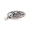 304 Stainless Steel Pendants STAS-M299-02AS-3