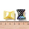 UV Plating Iridescent Acrylic Beads X-MACR-D032-12-3