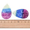 Dyed Natural Quartz Carved Big Pendants GG-CBA0022-15B-3