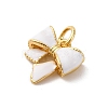 Brass Enamel Charms KK-Q098-27G-A-2