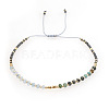 Adjustable Glass Seed Bead Braided Bead Bracelets for Women VT9382-5-1