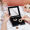 Rectangle Jewelry PU Leather Loose Diamond Storage Box CON-WH0094-45A-3