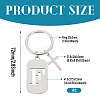 1Pc Stainless Steel Keychains KEYC-TADJ0001-08F-2