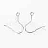 304 Stainless Steel Earring Hooks X-STAS-H434-48P-2