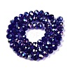Electroplate Glass Beads Strands LS-EGLA-A044-T8mm-B06-3