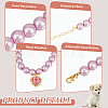 4Pcs Plastic Beads Pet Collar NJEW-DR00006-3