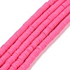 Handmade Polymer Clay Beads Strands CLAY-R089-8mm-Q088-1