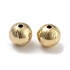 Rack Plating Eco-friendly Brass Beads KK-M257-05A-G-1