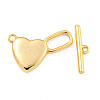 Brass Toggle Clasps KK-A223-21G-2