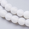 Natural Crackle Agate Beads Strands G-G055-6mm-5-3