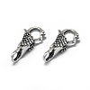 Thailand 925 Sterling Silver Lobster Claw Clasps STER-L057-007AS-1