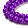 Painted Glass Bead Strands DGLA-S071-10mm-52-2