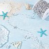 ABS Plastic Beads Ribbons OCOR-WH0066-82B-5