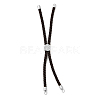 Twisted Nylon Cord Silder Bracelets DIY-B066-03P-17-1