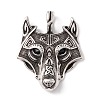 304 Stainless Steel Pendants STAS-M299-05AS-C-1