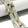 Natural Flower Amazonite Beads Strands G-C129-A12-01-2