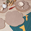 5Pcs MDF Wood Ceramic Clay Craft Mold Set DIY-WH0349-400B-2