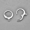 304 Stainless Steel Leverback Earring Findings X-STAS-F155-13S-2