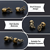 SUPERFINDINGS 2Pcs Brass European Beads KK-FH0007-06AB-4