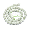 Natural Myanmar Jade/Burmese Jade Beads Strands G-D0001-09-8mm-2