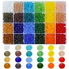 720Pcs 24 Colors Transparent Glass Beads Sets EGLA-YW0003-12-1