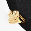 Brass Adjustable Cuff Rings for Women RJEW-B132-01B-P-2