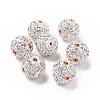 Polymer Clay Rhinestone Beads RB-L029-03I-1