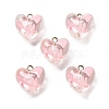 Transparent Resin Enamel Pendants RESI-D076-01C-1