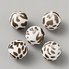 Round Food Grade Eco-Friendly Silicone Beads SIL-TAC0002-22A-1