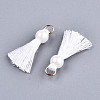 Polycotton(Polyester Cotton) Tassel Pendant Decorations FIND-T052-13Q-2