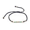 (Jewelry Parties Factory Sale)Adjustable Braided Bead Bracelets BJEW-JB04853-03-1