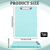Rectangle Plastic Clipboards & Storage Folder AJEW-WH20010-40C-2